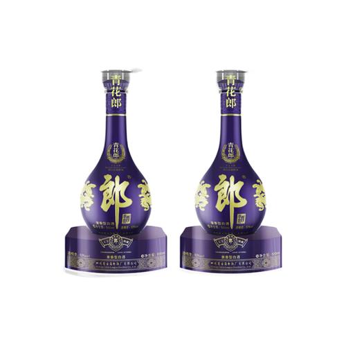 langjiu 郎酒 青花郎 53%vol 酱香型白酒 500ml*2瓶 双支装